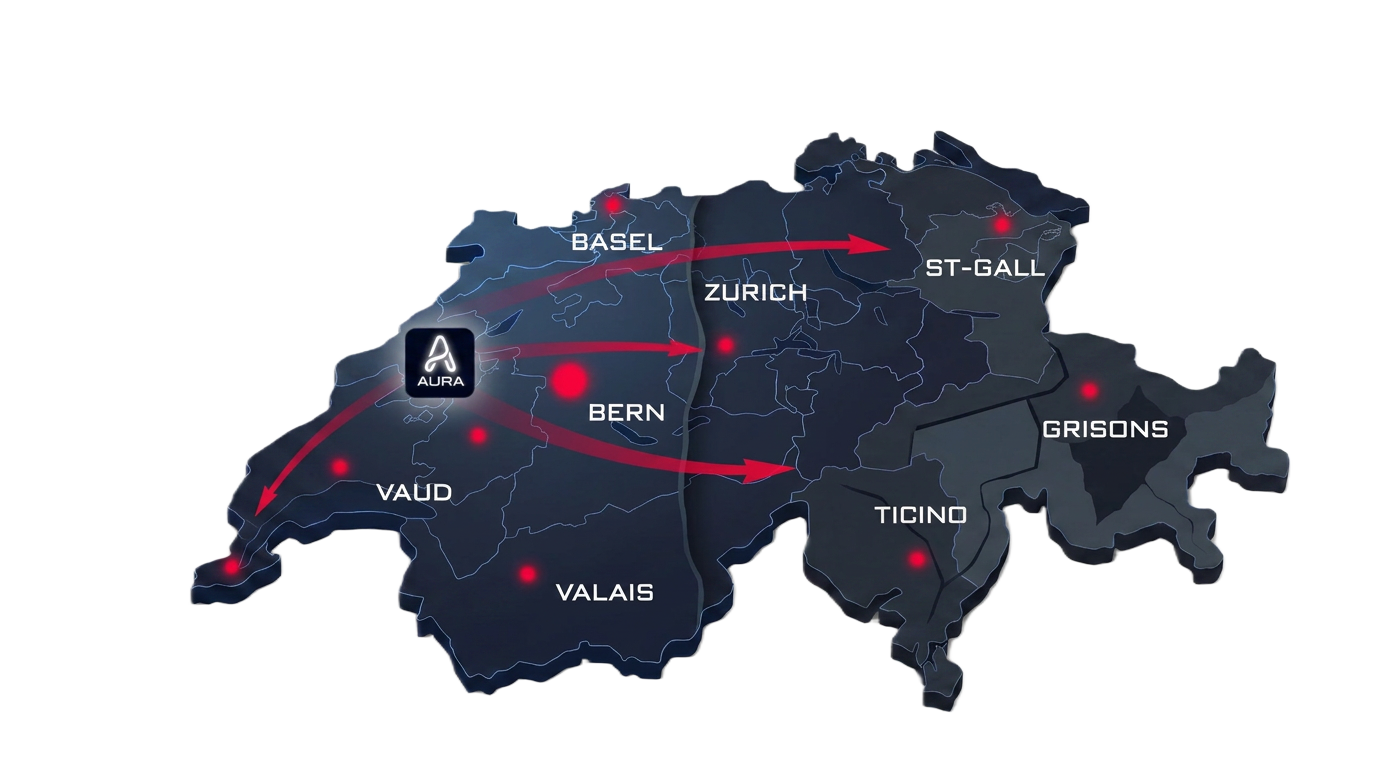 Carte de la Suisse